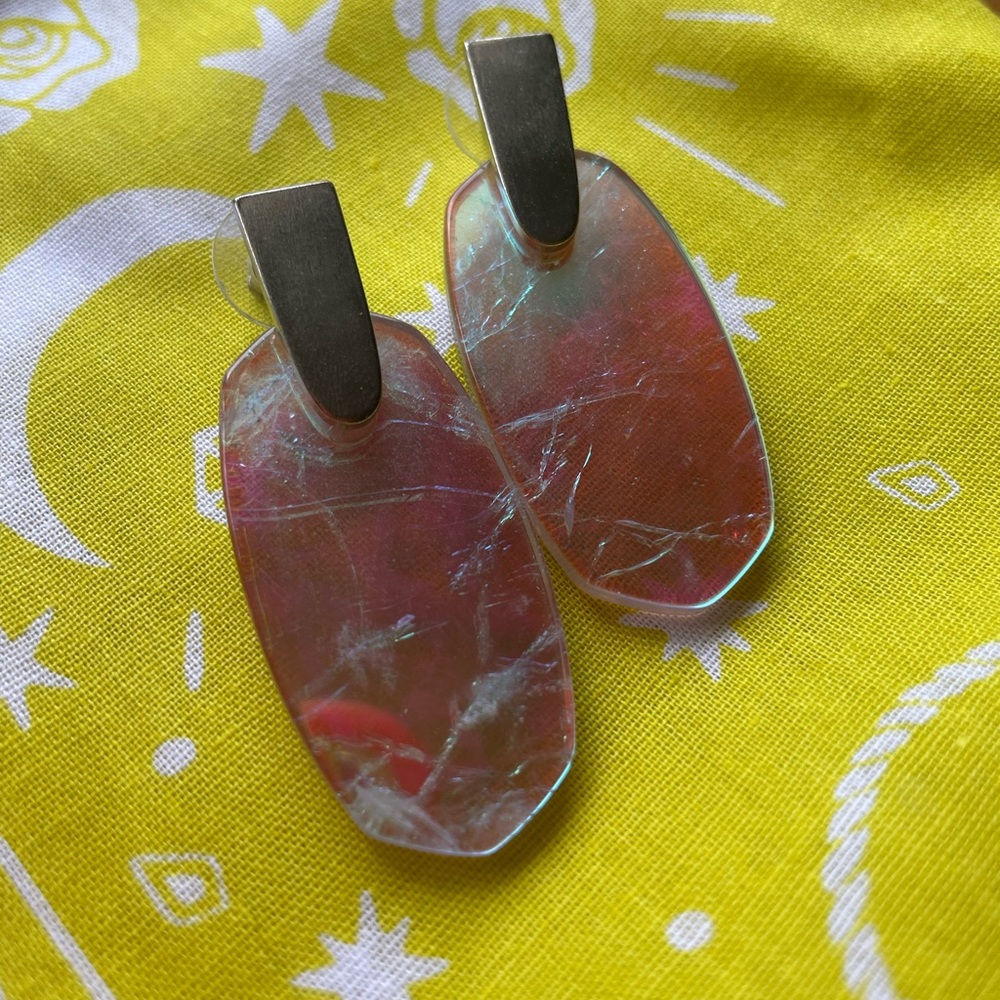 Kendra Scott Dichroic amethyst Aragons